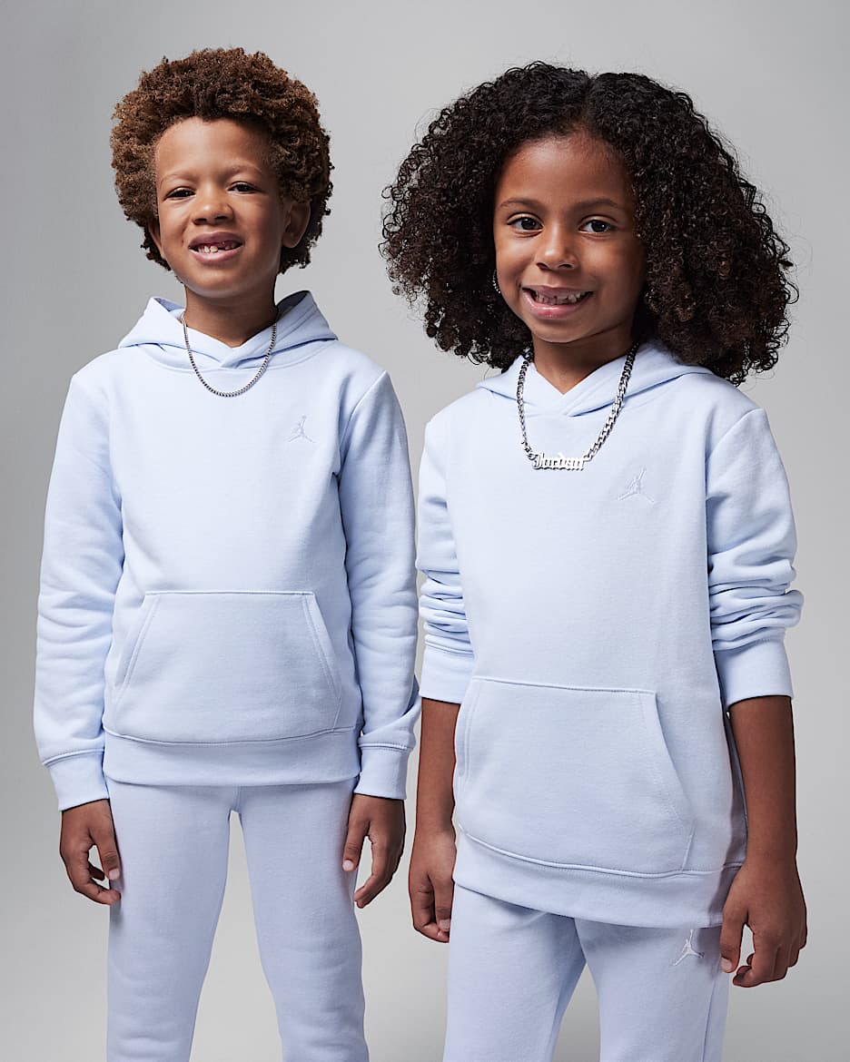 Jordan MJ Brooklyn Fleece Younger Kids 2 Piece Pullover Hoodie Set. Nike UK